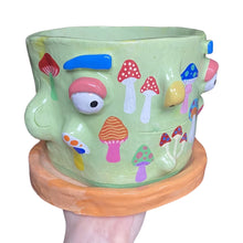 Load image into Gallery viewer, 'Mushroom Town' Large Plant Pot (One-Off)