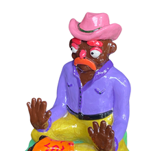 Load image into Gallery viewer, Cowboy Campfire Candle Holder (One-off Groovy)