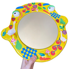 Load image into Gallery viewer, 'Farmers Market' BIG Ponky Wall Mirror (one-off)