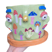 Load image into Gallery viewer, 'Mushroom Town' Large Plant Pot (One-Off)