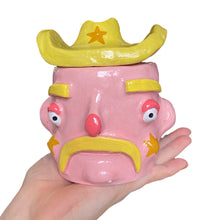 Load image into Gallery viewer, Star Man Cow Boy Pot (One-off)