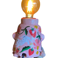 Load image into Gallery viewer, 'Pink Rabbits' Lamp Base (One-Off)