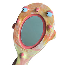 Load image into Gallery viewer, Hand-Held 'Sunset Marble' Mirror