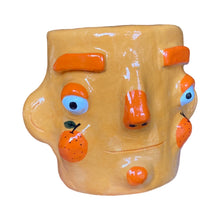 Load image into Gallery viewer, 'Orange Cheeks' Lil' Pot (one off)