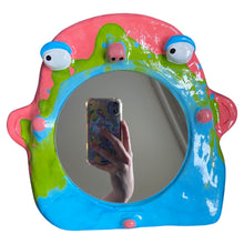 Load image into Gallery viewer, 'Multi-Colour' Stand-Up Mirror (one-off)