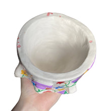 Load image into Gallery viewer, 'Fabulous Florals' Chunky Pot (One-Off)