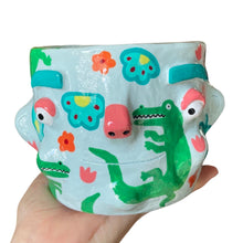 Load image into Gallery viewer, 'Croc Jungle' Chunky Pot (One-Off)