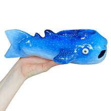Load image into Gallery viewer, Deep Blue Whale Shark Tealight Candle Holder (One-Off)