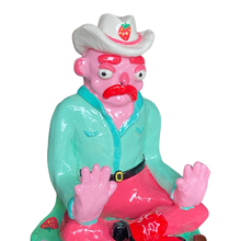 Load image into Gallery viewer, Cowboy Campfire Candle Holder (One-off Strawberries)
