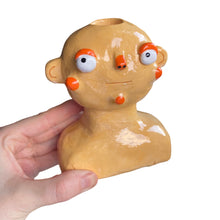 Load image into Gallery viewer, Light Orange Candlestick Holder (one-off)