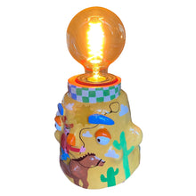 Load image into Gallery viewer, 'Cowboy in the Wild West' Lamp Base (One-Off)