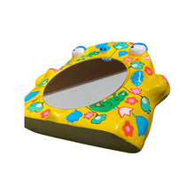 Load image into Gallery viewer, 'Tropical Chameleons' Stand-Up Mirror (one-off)