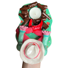 Load image into Gallery viewer, Cowboy Campfire Candle Holder (One-off Strawberries)