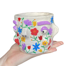 Load image into Gallery viewer, 'Fabulous Florals' Chunky Pot (One-Off)