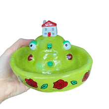 Load image into Gallery viewer, 'Roses are Red' House on the Hill (incense holder/jewellery dish)