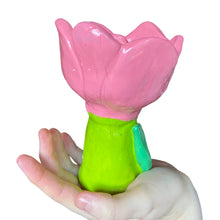 Load image into Gallery viewer, Pink Tulip Tea-light Candle Holder
