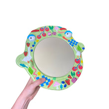 Load image into Gallery viewer, 'Farmers Market' BIG Ponky Wall Mirror (one-off)