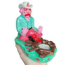 Load image into Gallery viewer, Cowboy Campfire Candle Holder (One-off Strawberries)