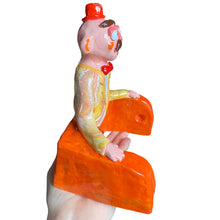 Load image into Gallery viewer, 'Mr Orange' The PonkyWot Butler Toilet Roll Holder (one-off)