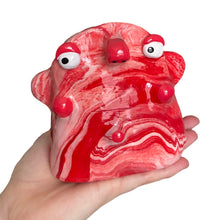Load image into Gallery viewer, Pink + Red Marble Glasses Holders (one-off)