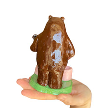Load image into Gallery viewer, Bear Candle Holder / Matchstick Striker (Pink Pots)