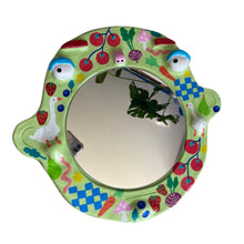 Load image into Gallery viewer, 'Farmers Market' BIG Ponky Wall Mirror (one-off)