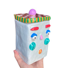 Load image into Gallery viewer, 'Contemporary Stripes' Storage Jar (One-Off)
