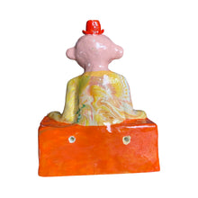 Load image into Gallery viewer, 'Mr Orange' The PonkyWot Butler Toilet Roll Holder (one-off)