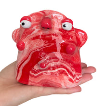 Load image into Gallery viewer, Pink + Red Marble Glasses Holders (one-off)