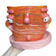 Load image into Gallery viewer, 'Marbled Sunset' Large Plant Pot (One-Off)