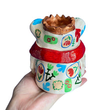 Load image into Gallery viewer, Garden Floral Frog Tea-Light Holder (One-Off)