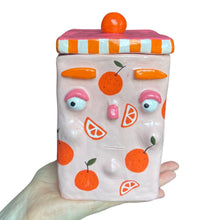 Load image into Gallery viewer, NEW 'Oranges' Storage Jar (One-Off)