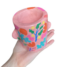 Load image into Gallery viewer, 'Floral Abstract' Classic Pot (One-Off)