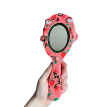 Load image into Gallery viewer, Hand-Held 'Strawberry Delight' Mirror