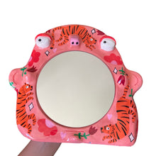 Load image into Gallery viewer, 'Pink Tiger' Stand-Up Mirror (one-off)
