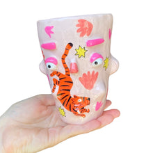 Load image into Gallery viewer, 'Tigers' Vase (one-off)