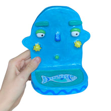 Load image into Gallery viewer, 'Blue Sardine' Ponky Wall Shelf (One-Off)