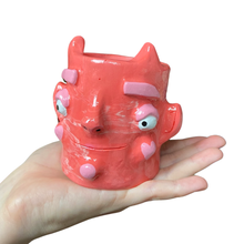 Load image into Gallery viewer, 'Pink Swirl' Lil' Devil Pot