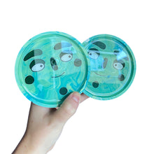 Load image into Gallery viewer, Marble Teal Circle Coaster Set