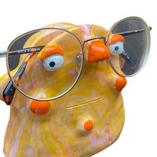 Load image into Gallery viewer, Orange + Pink Marble Glasses Holders (one-off)