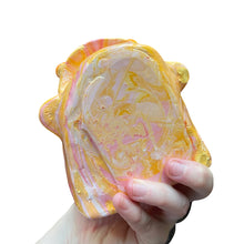 Load image into Gallery viewer, Orange + Pink Marble Glasses Holders (one-off)