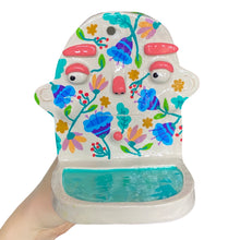 Load image into Gallery viewer, 'Multi Florals' Ponky Wall Shelf (One-Off)