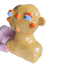 Load image into Gallery viewer, Light Orange Candlestick Holder (one-off)