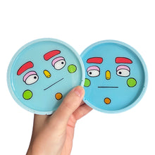 Load image into Gallery viewer, Blue Circles Coaster Set