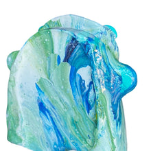 Load image into Gallery viewer, Marble Glasses Holders teal n green 2 (one off ready to ship)