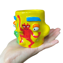 Load image into Gallery viewer, 'Dancing Devils' Lil' Devil Pot