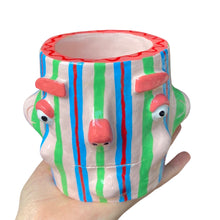 Load image into Gallery viewer, 'Stripes' Classic Pot (One-Off)