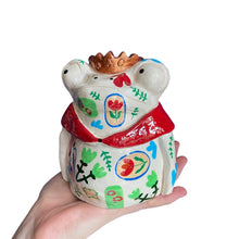 Load image into Gallery viewer, Garden Floral Frog Tea-Light Holder (One-Off)