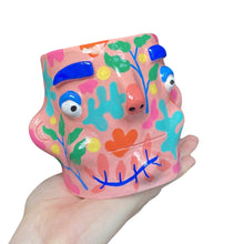 Load image into Gallery viewer, 'Floral Abstract' Classic Pot (One-Off)