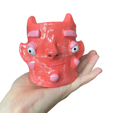 Load image into Gallery viewer, 'Pink Swirl' Lil' Devil Pot
